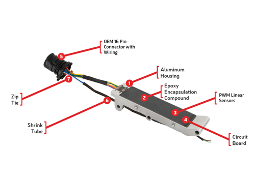 Porsche PDK Shift Fork Position Sensor New